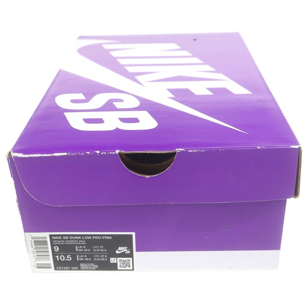 NIKE SB(ナイキエスビー) DUNK LOW SEATTLE SUPERSONICS ダンク シアトル スーパーソニックス ローカットスニーカー レッド/グリーン US9/27cm FZ1287-300
