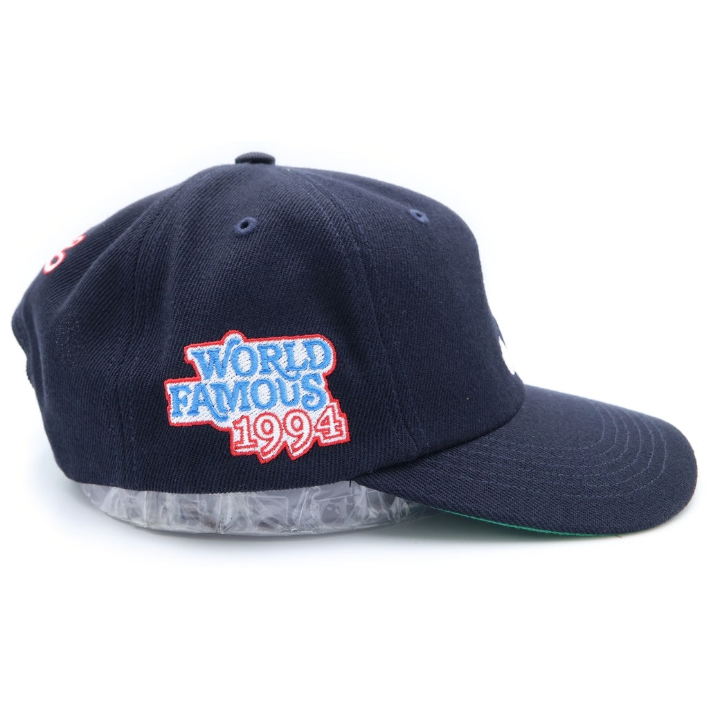 SUPREME(シュプリーム) 25SS WORLD FAMOUS S LOGO 6-PANEL ワールド フェイマス Sロゴ 6パネル キャップ 帽子 ネイビー