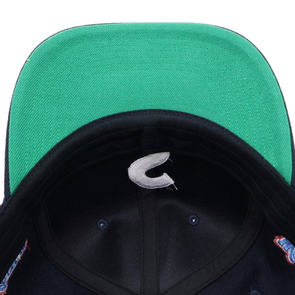 SUPREME(シュプリーム) 25SS WORLD FAMOUS S LOGO 6-PANEL ワールド フェイマス Sロゴ 6パネル キャップ 帽子 ネイビー