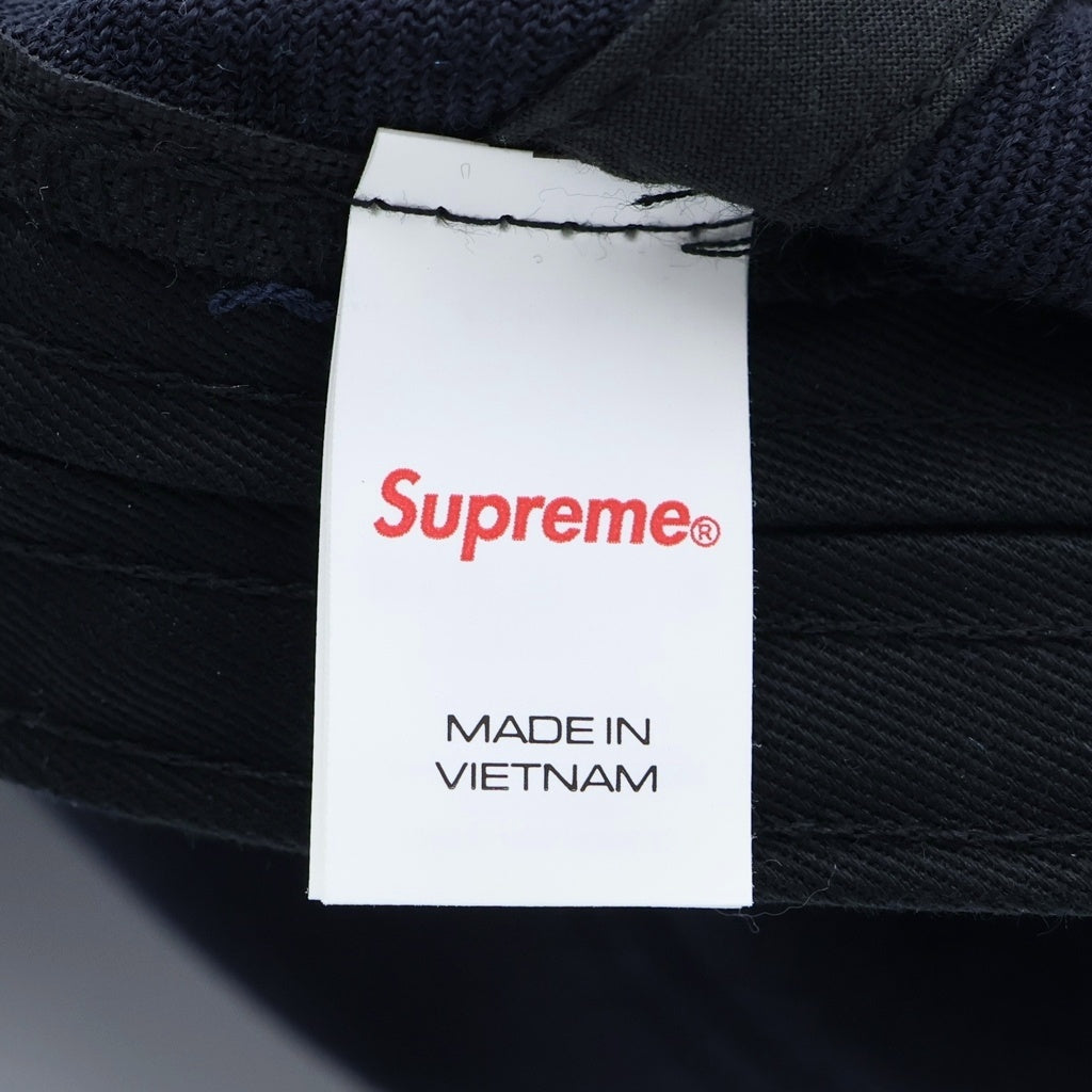 SUPREME(シュプリーム) 25SS WORLD FAMOUS S LOGO 6-PANEL ワールド フェイマス Sロゴ 6パネル キャップ 帽子 ネイビー