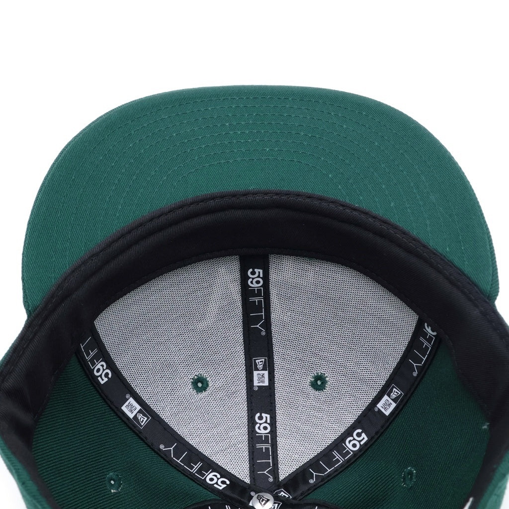 WTAPS(ダブルタップス) 24SS ×NEW ERA 59FIFTY LOW PROFILE/CAP/POLY.TWILL ニューエラ プロファイル ベースボールキャップ 帽子 グリーン 241NENED-HT01