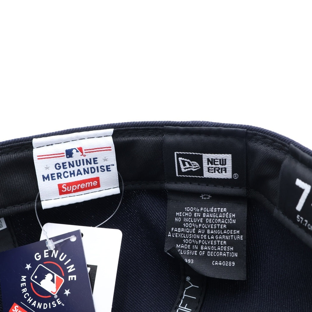 SUPREME(シュプリーム) 24SS ×NEW ERA MLB Teams Box Logo ニューエラ ボックスロゴ ベースボールキャップ 帽子 ネイビー