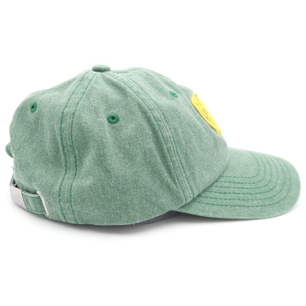 HUMAN MADE(ヒューマンメイド) 24SS 6 PANEL CAP 6パネル ハートロゴ刺繍 ベースボールキャップ 帽子 グリーン HM27GD011
