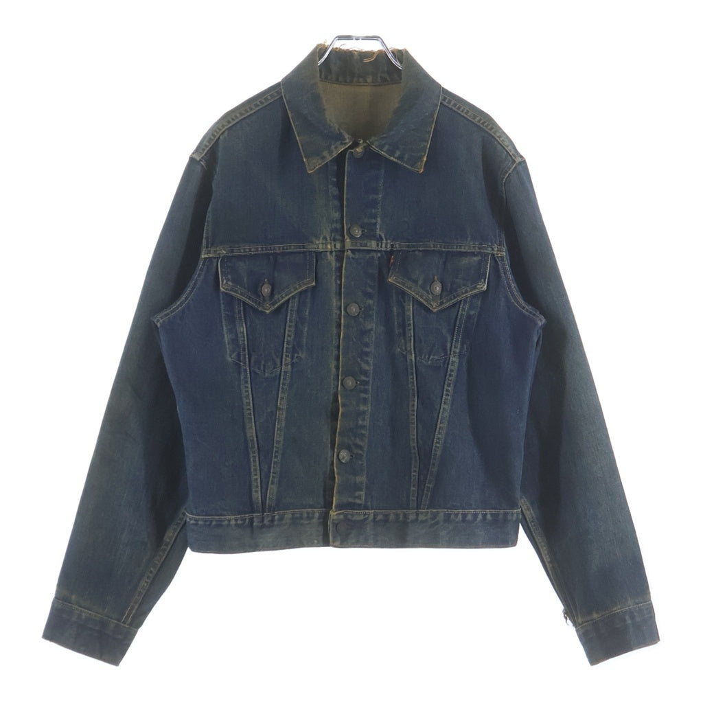 Levi's(リーバイス) 60s VINTAGE 557 ボタン裏O刻印 3rd BIGE 両面タブ 均等V デニムジャケット インディゴ