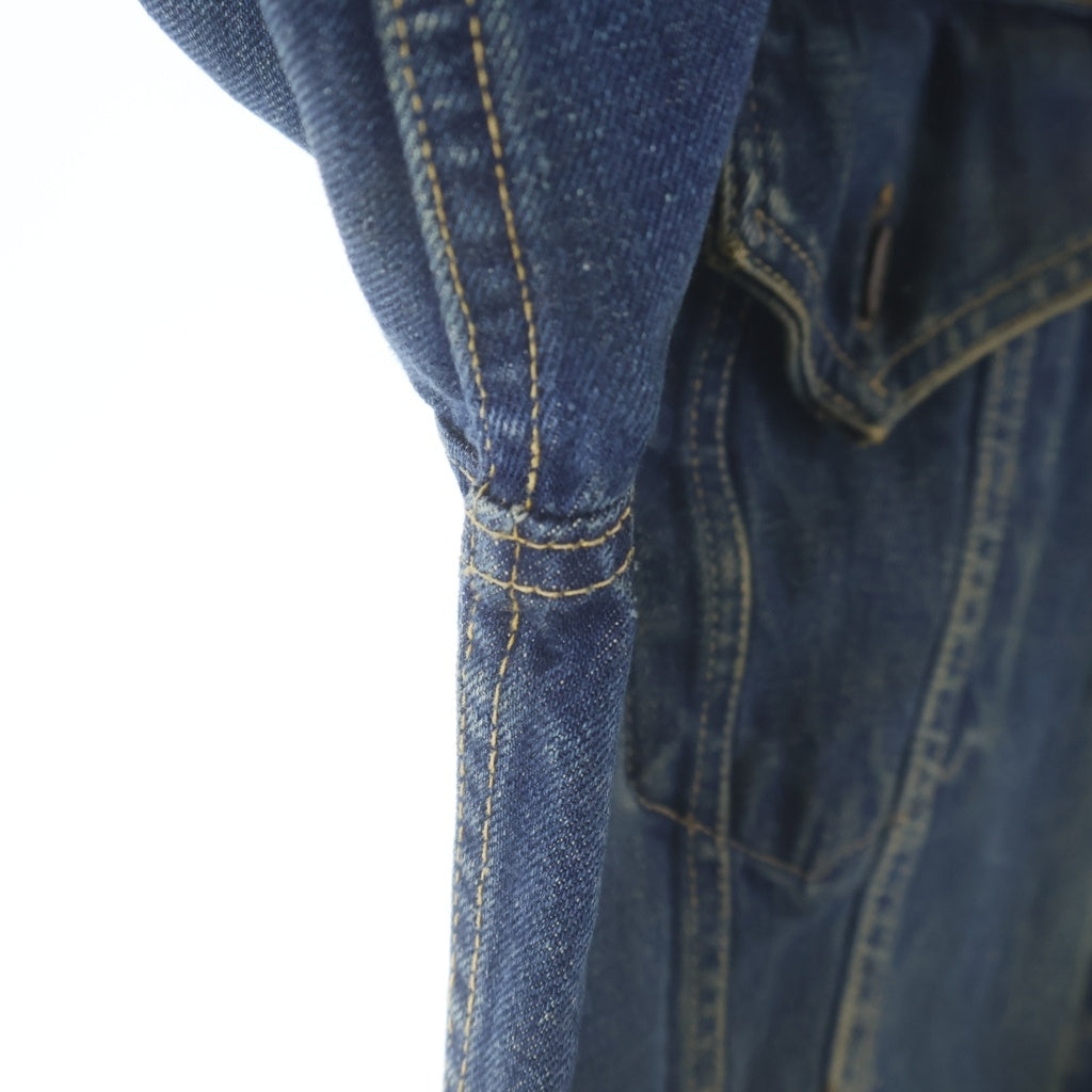 Levi's(リーバイス) 60s VINTAGE 557 ボタン裏O刻印 3rd BIGE 両面タブ 均等V デニムジャケット インディゴ