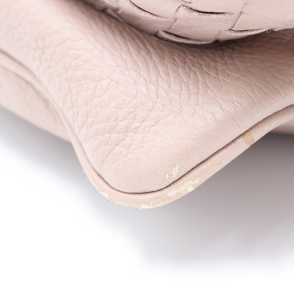 BOTTEGA VENETA(ボッテガヴェネタ) イントレチャート レザーハンドバッグ レディース ピンク