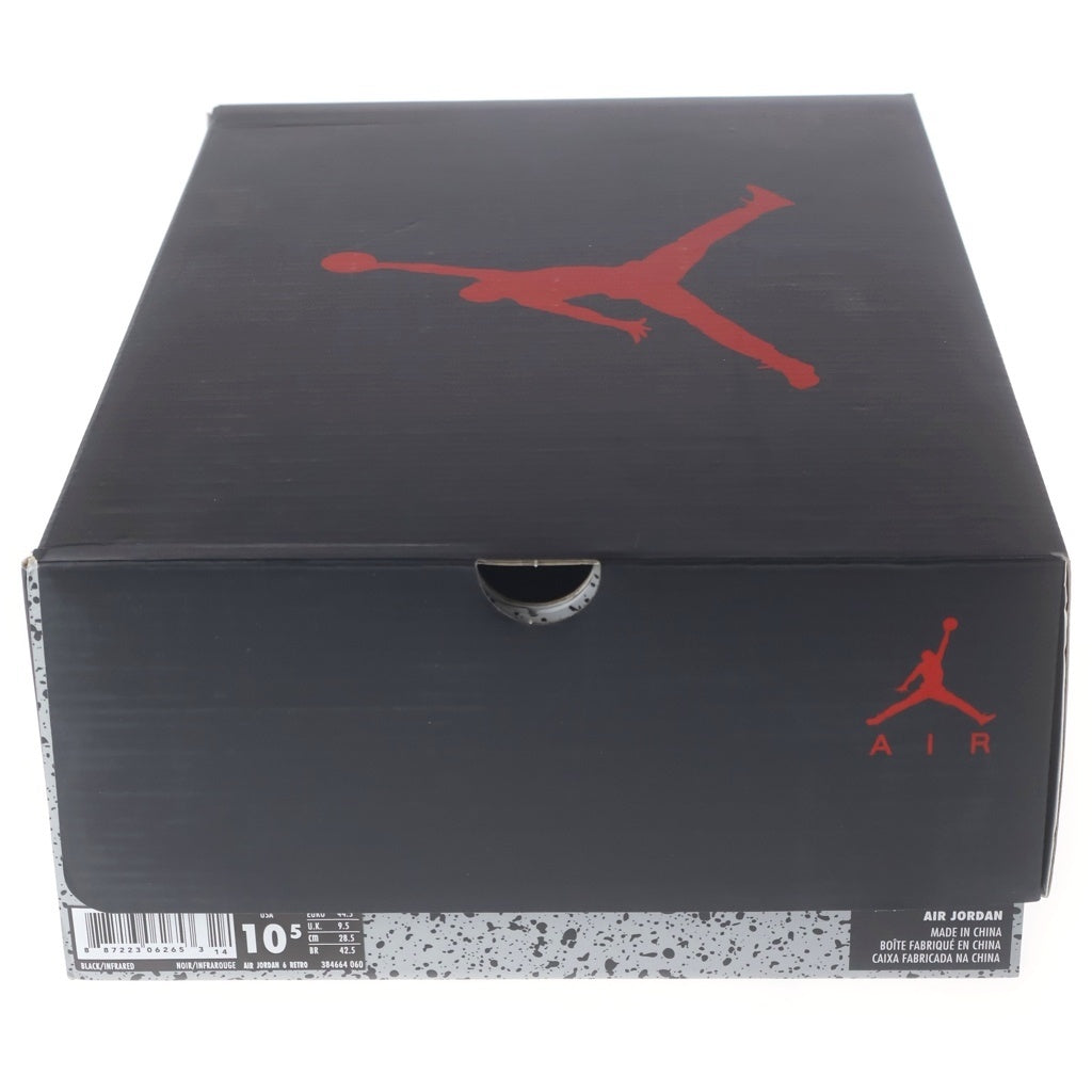NIKE(ナイキ) AIR JORDAN 6 RETRO OG BLACK INFRARED 384664-060 エアジョーダン6 ブラックインフラレッド ハイカットスニーカー ブラック/レッド US10.5/28.5cm