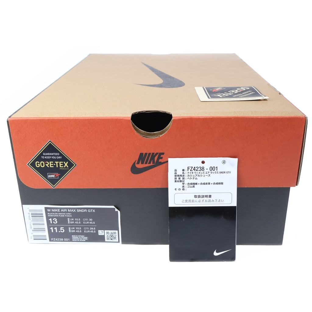 NIKE(ナイキ) WMNS AIR MAX SNDR GORE-TEX FZ4238-001 ウィメンズ エアマックスサンダー ゴアテックス ローカットスニーカー ブラック US13/31cm
