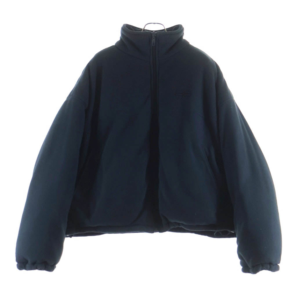 BALENCIAGA(バレンシアガ) 22AW REVERSIBLE PUFFER BB刺繍ロゴ リバーシブル フリースジャケット ネイビー 704507 TMQ04