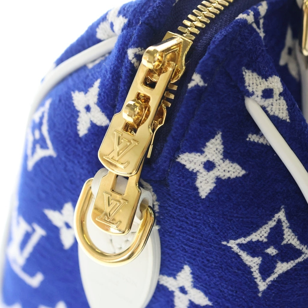 LOUIS VUITTON(ルイヴィトン) モノグラム スピーディバンドリエール 20 2WAY ハンドバッグ ブルー M20751 レディース
