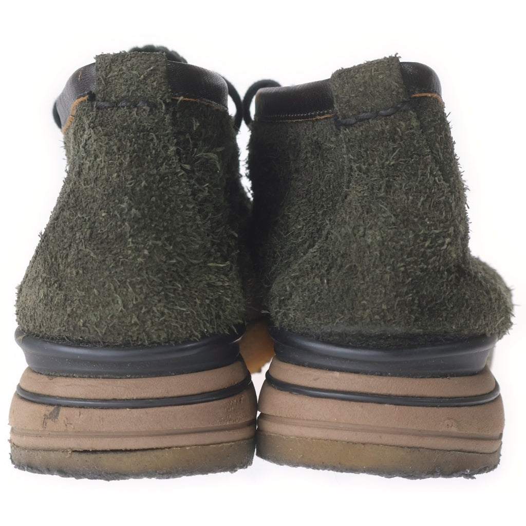 VISVIM(ヴィスヴィム) 23AW BEUS Trekker-folk スウェード クレープソール ブーツ シューズ ブラック US9