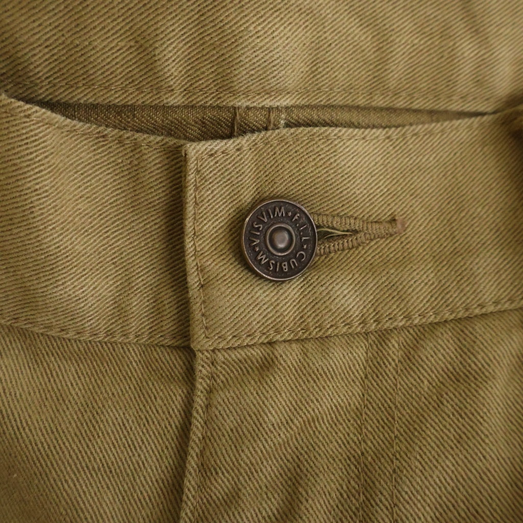 VISVIM(ヴィスヴィム) FLUXUS 12 CHINO コットン リネン チノパンツ ベージュ 0118205008015