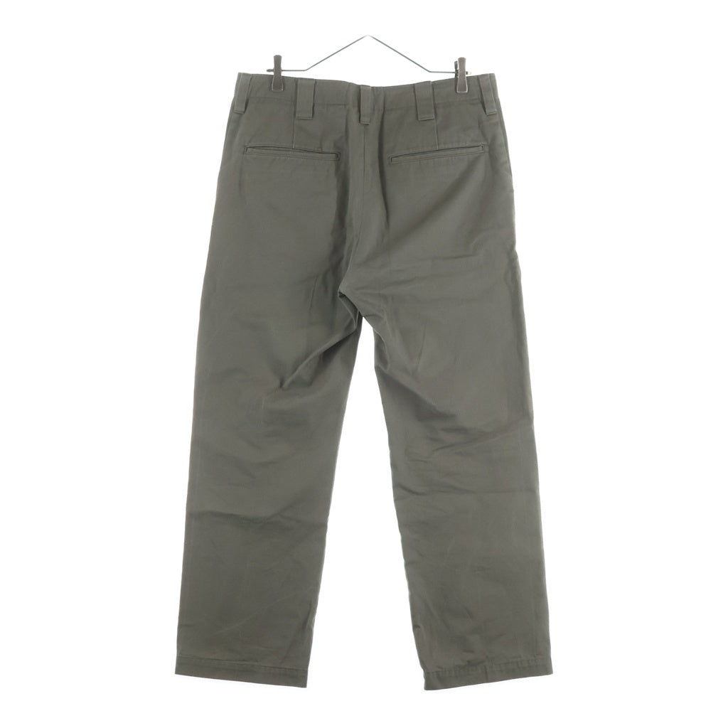 VISVIM(ヴィスヴィム) 23SS コットンツイルワークパンツ チノパンツ カーキ 0223905008003