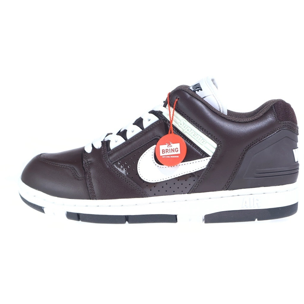 NIKE SB(ナイキエスビー) ×SUPREME AIR FORCE 2 シュプリーム エアフォース2 ローカットスニーカー ブラウン US9.5/27.5cm AA0871-717