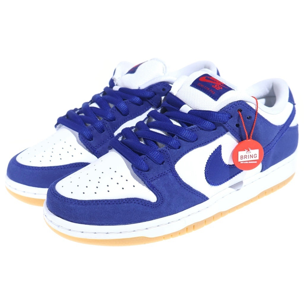 NIKE SB(ナイキエスビー) DUNK LOW PRO PRM LOS ANGELES DODGERS DO9395-400 ダンク プロ ロサンゼルスドジャーズ ローカットスニーカー ホワイト/ブルー US9.5/27.5cm