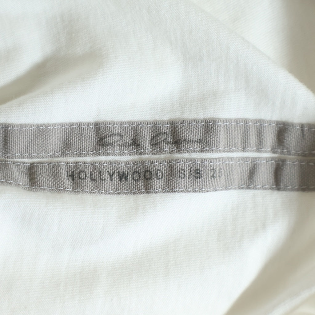Rick Owens(リックオウエンス) 25SS TOMMT-T トミー オーバーサイズ 半袖Tシャツ カットソー ホワイト RU01E5283-JA