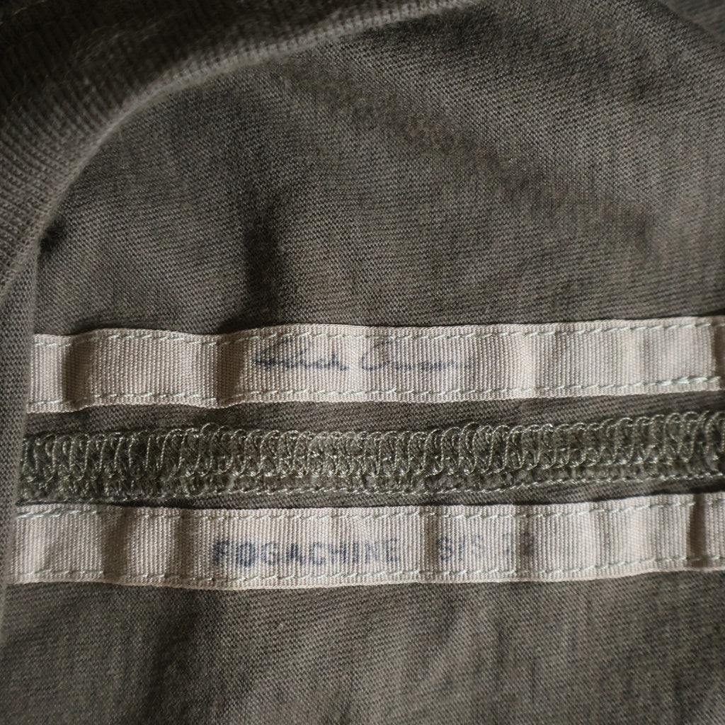 Rick Owens(リックオウエンス) 22SS LEVEL LS T コットン クルーネック 長袖Tシャツ カットソー グレージュ RU01B1266-JA