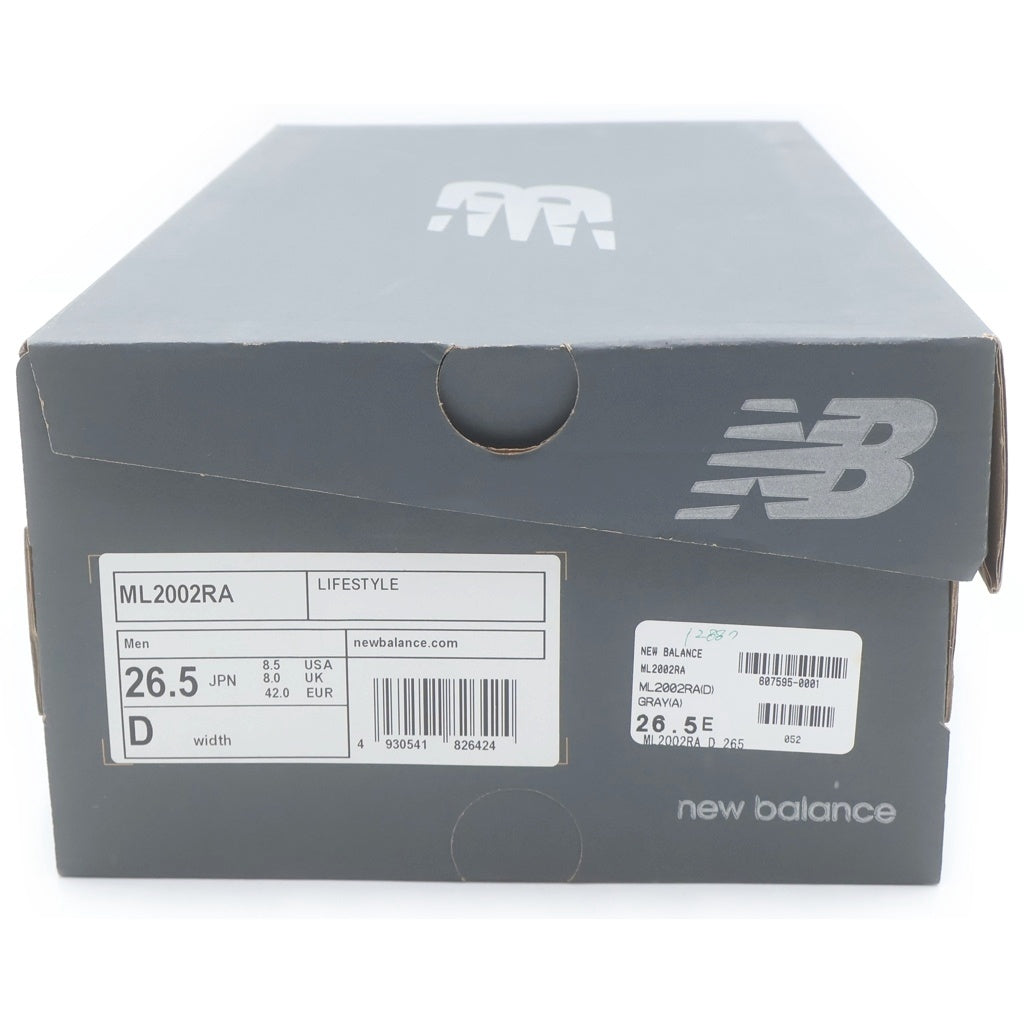 New Balance(ニューバランス) ML2002RA 2002R スウェードレザー メッシュ ローカットスニーカー グレー US8.5/26.5cm