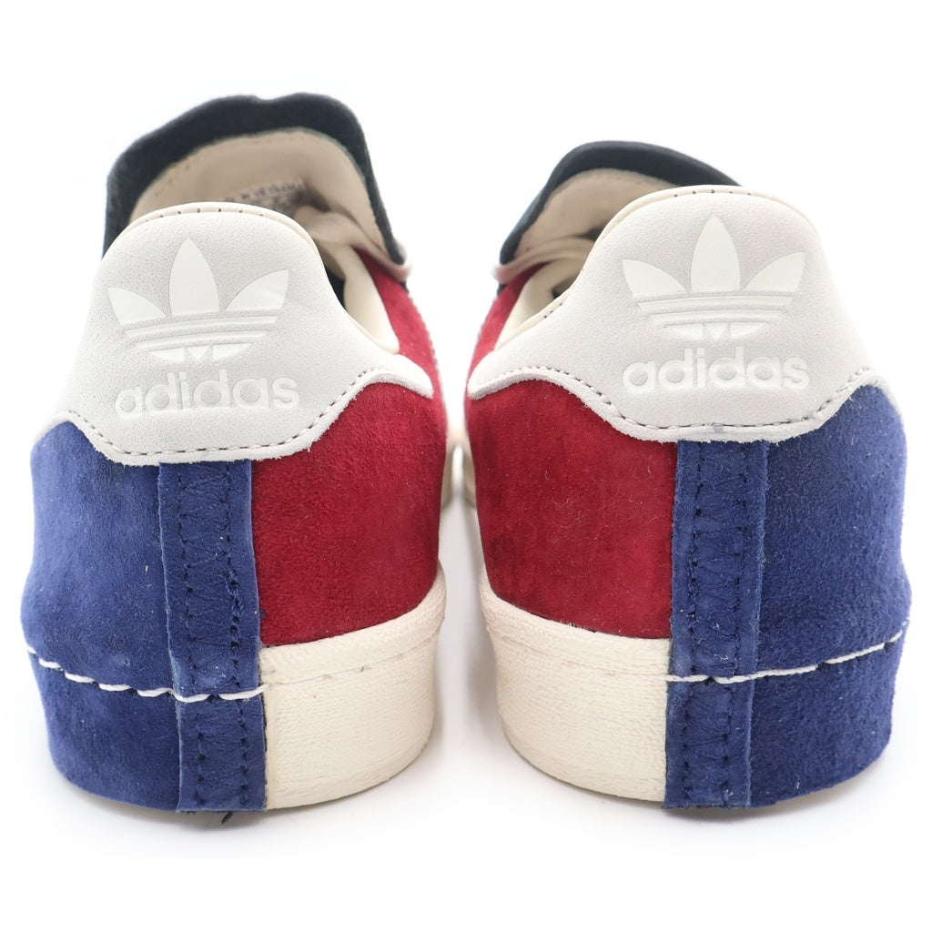 adidas(アディダス) Campus 80s SH RECOUTURE CONSORTIUM FY6753 キャンパス 80s SH リクチュール コンソーシアム ブルー/レッド ローカットスニーカー US9/27cm