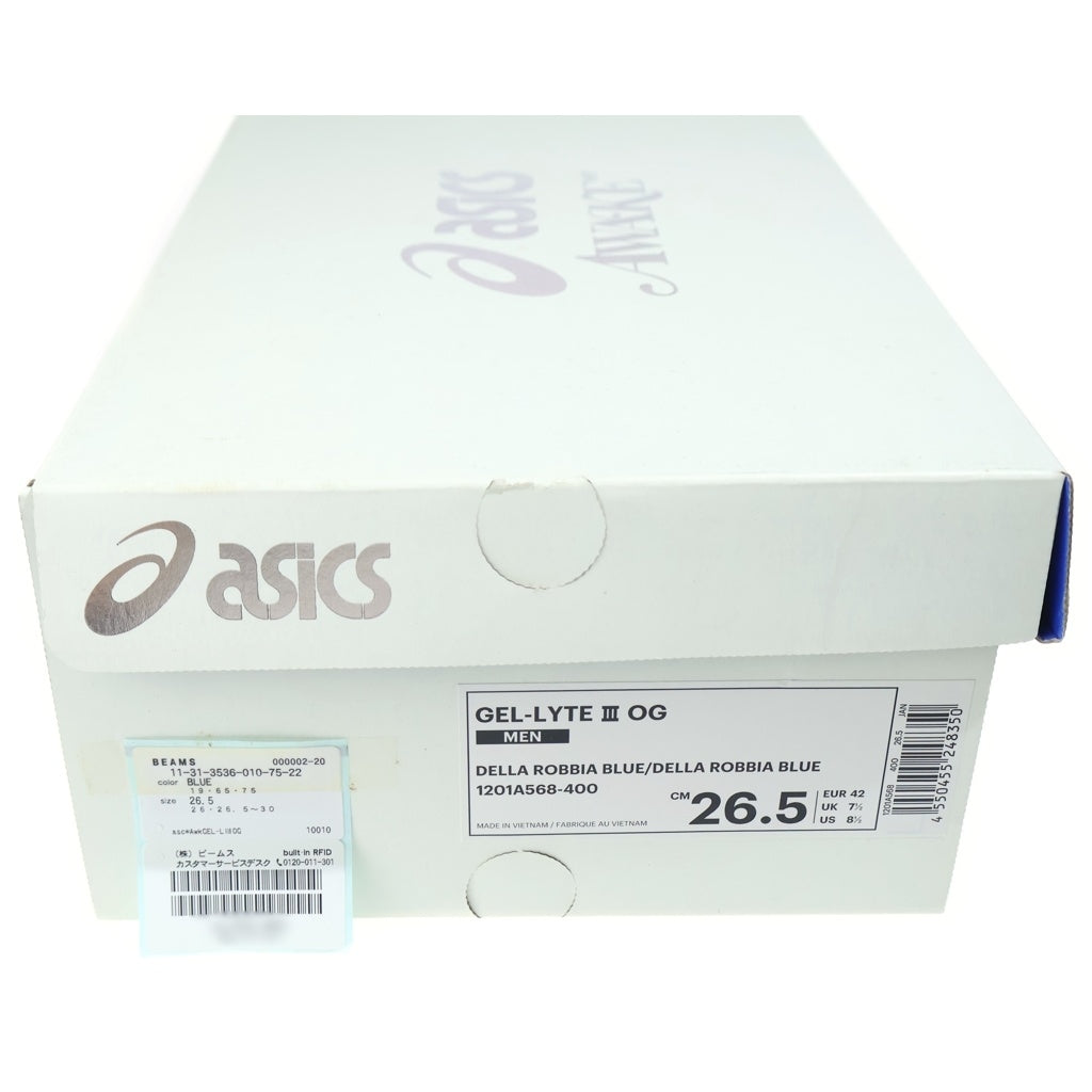 ASICS(アシックス) ×Awake NY GEL-LYTE III アウェイクニューヨーク ゲルライト3 ローカットスニーカー イエロー/ブルー US8.5/26.5cm 1201A568-400
