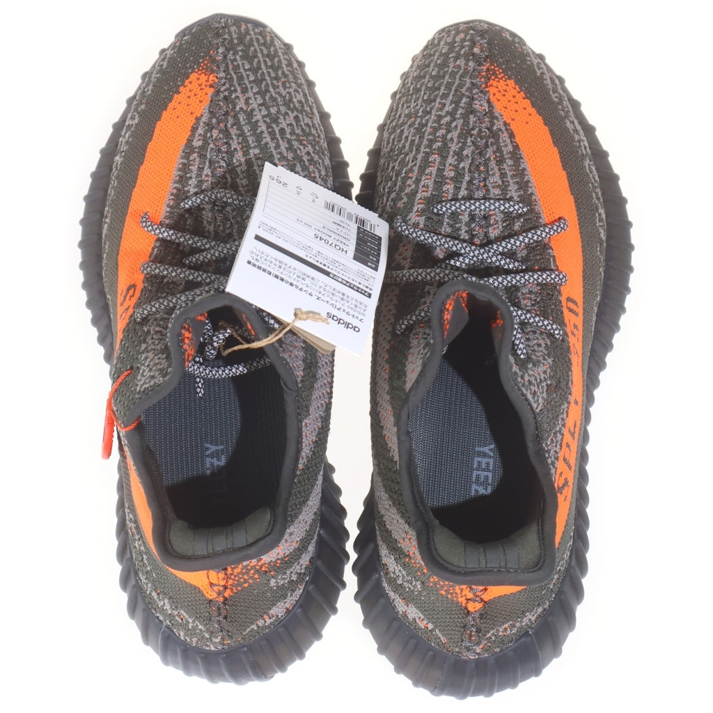 adidas(アディダス) YEEZY BOOST 350 V2 CABON BELUGA イージーブースト カーボン ベルーガ ローカットスニーカー グレー/オレンジ US8.5/26.5cm HQ7045
