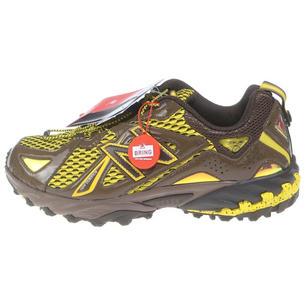 New Balance(ニューバランス) ML610TAM ×Amine 610 アミーネ メッシュ ローカットスニーカー ブラウン/イエロー US8.5/26.5cm