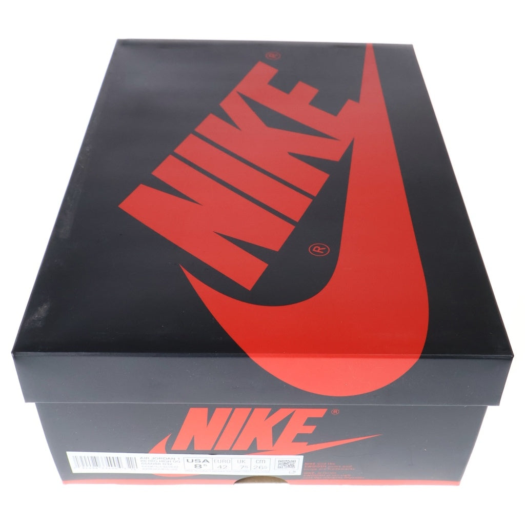 NIKE(ナイキ) AIR JORDAN 1 HIGH OG METALIC GOLD 555088-032 エアジョーダン1 メタリック ゴールド ハイカットスニーカー ブラック/ゴールド US8.5/26.5cm