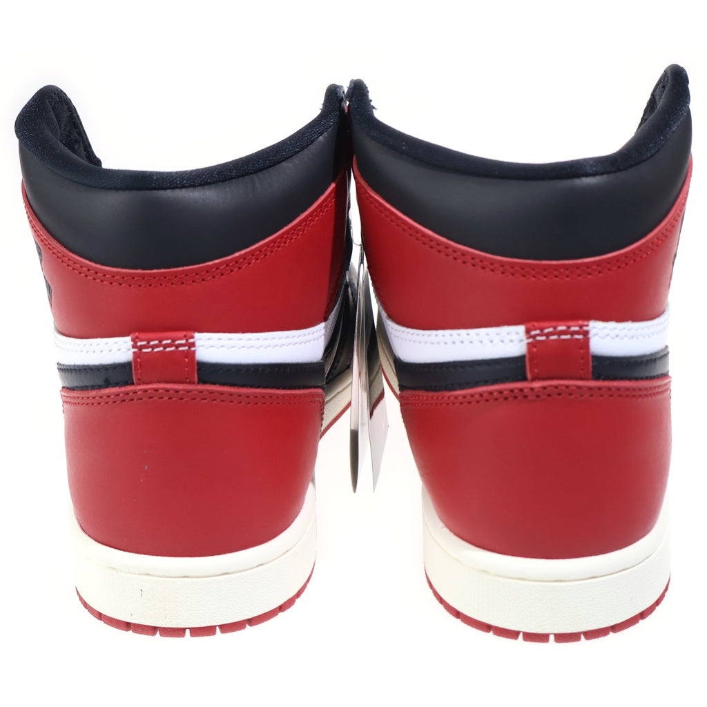 NIKE(ナイキ) AIR JORDAN 1 RETRO HIGH OG BLACK TOE REIMAGINED DZ5485-106 エアジョーダン1 ブラックトゥ つま黒 リイマジンド ハイカットスニーカー US8.5/26.5cm