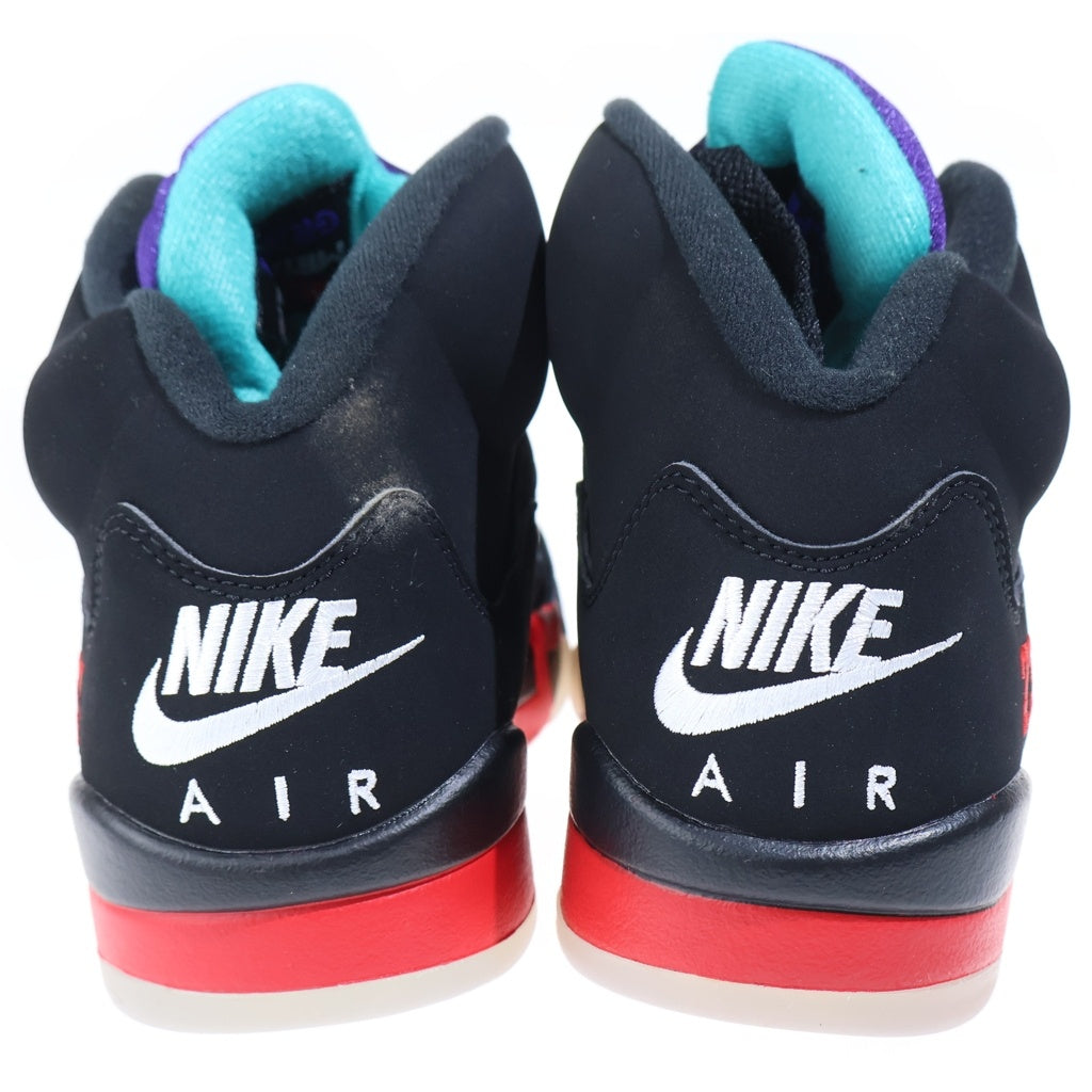 NIKE(ナイキ) AIR JORDAN5 RETRO CZ1786-001 エアジョーダン ハイカットスニーカー ブラック US8.5/26.5cm