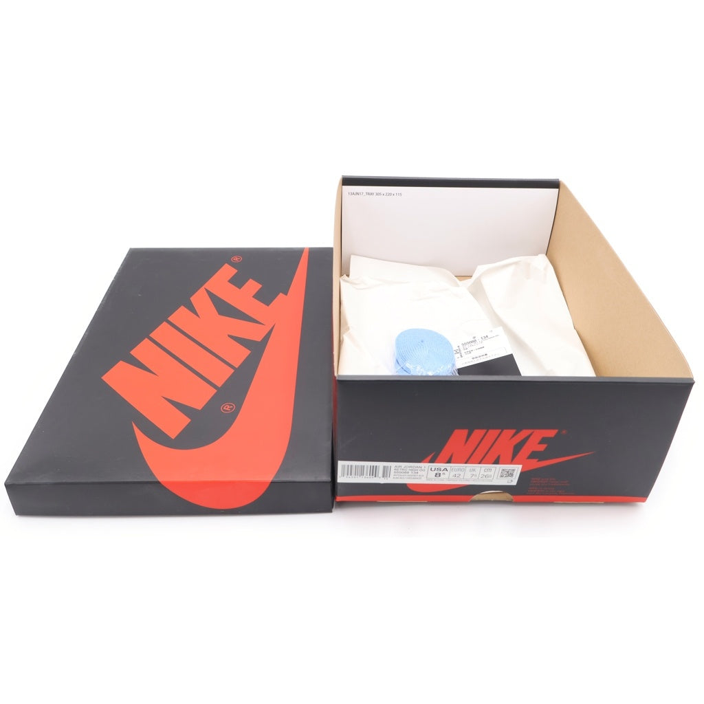 NIKE(ナイキ) AIR JORDAN 1 HIGH OG University Blue 555088-134 エアジョーダン1 ユニバーシティブルー ハイカットスニーカー US8.5/26.5cm