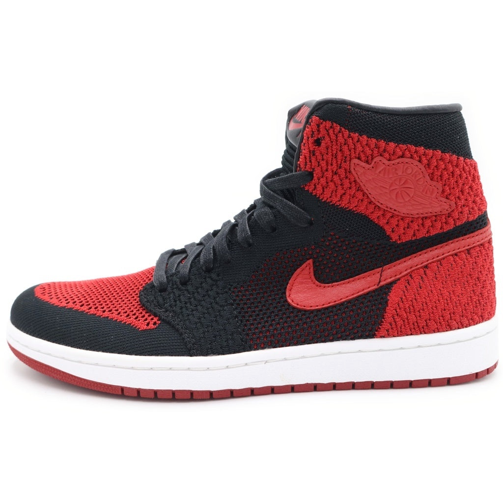 NIKE(ナイキ) AIR JORDAN1 RETRO HIGH FLYKNIT BRED 919704-001 エアジョーダン1 レトロ フライニット ブレッド ハイカットスニーカー ブラック/レッド US8.5/26.5cm