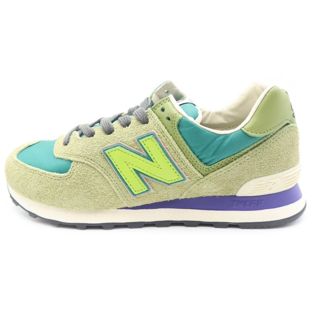 New Balance(ニューバランス) ML574RAU ×Stray Rats ストレイラッツ スウェードレザー ローカットスニーカー グリーン US8.5/26.5cm