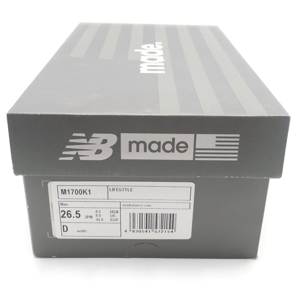 New Balance(ニューバランス) M1700K1 ×KITH キス レザー ローカットスニーカー ブルー/レッド US8.5/26.5cm
