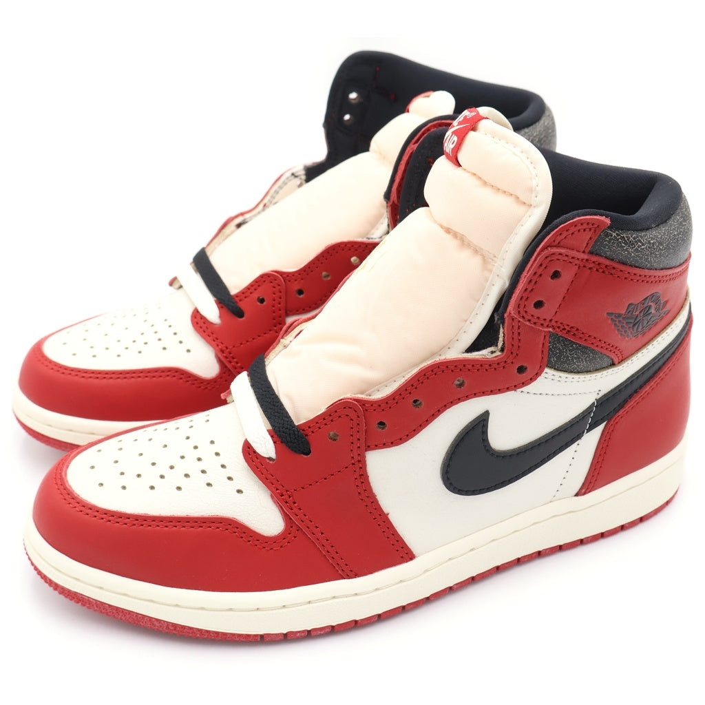 NIKE(ナイキ) AIR JORDAN 1 High OG Lost & Found/Chicagoエアジョーダン1 ハイ OG ロスト&ファウンド/シカゴ レッド/ホワイト US8.5/26.5cm DZ5485-612