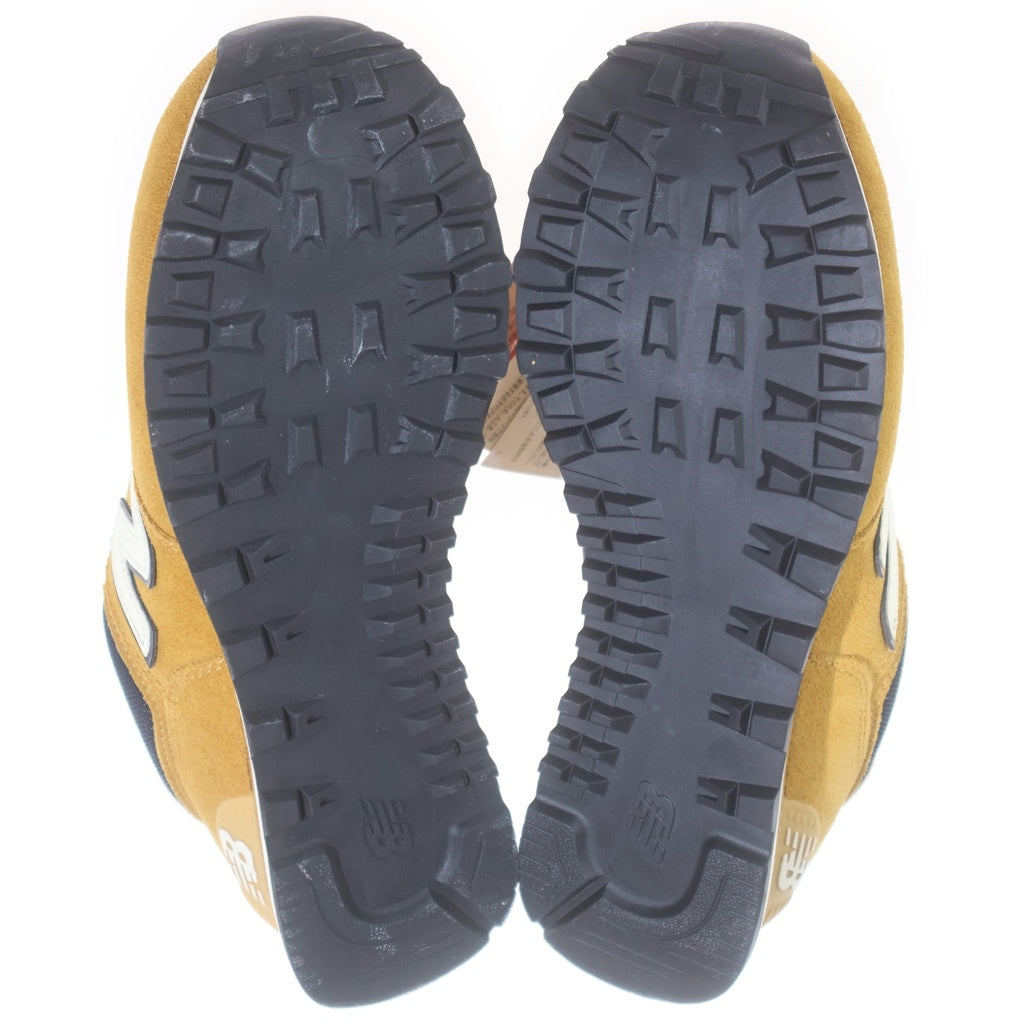 New Balance(ニューバランス) ML574YB2 ×BILLY'S TOKYO LIMITED ビリーズ 東京限定 スウェードレザー メッシュ ローカットスニーカー ブラウン US9/27cm