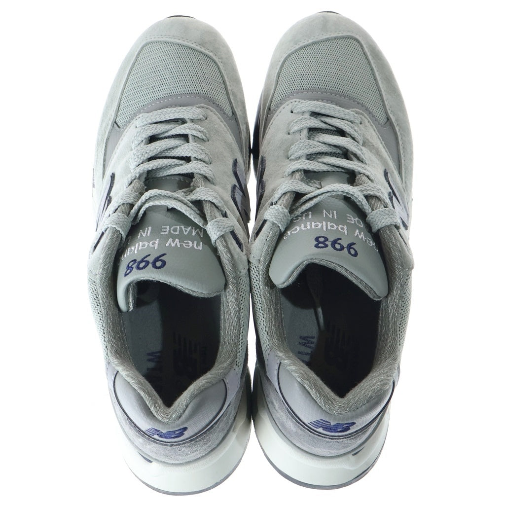New Balance(ニューバランス) ×WTAPS U998WT ダブルタップス スエード ローカットスニーカー グレー US9.5/27.5cm