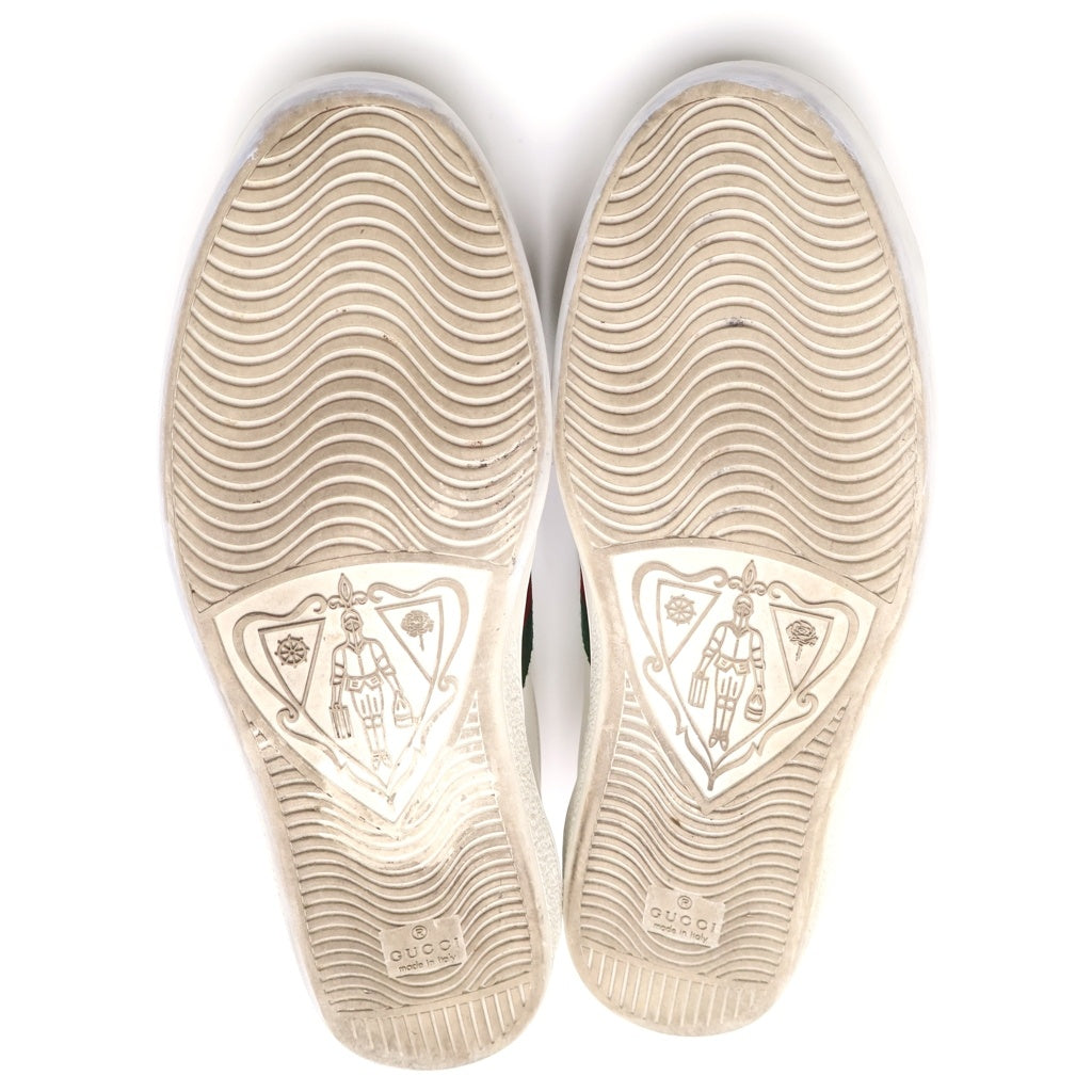 GUCCI(グッチ) エース ビー レザー ローカットスニーカー ホワイト 429446