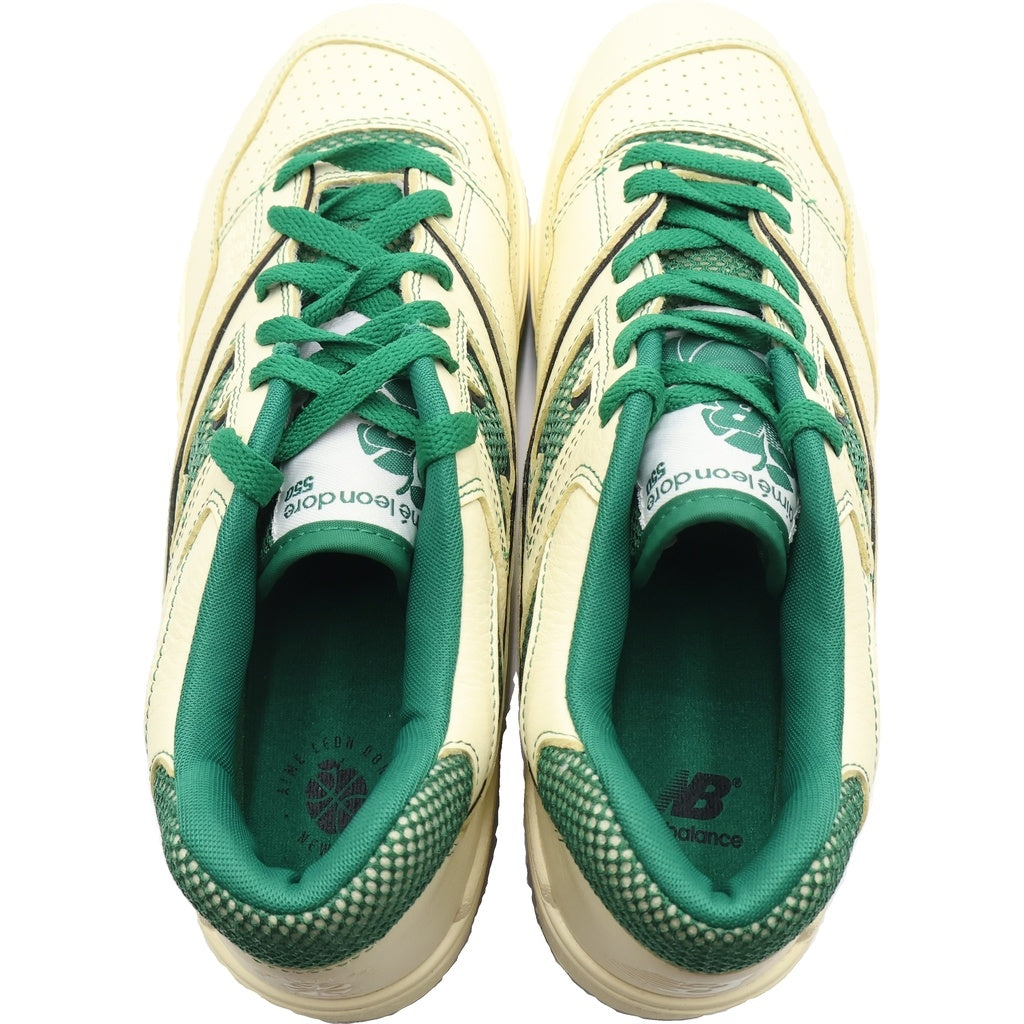 New Balance(ニューバランス) ×Aime Leon Dore BB550AY1 エメレオンドレ レザーローカットスニーカー グリーン US9.5/27.5cm