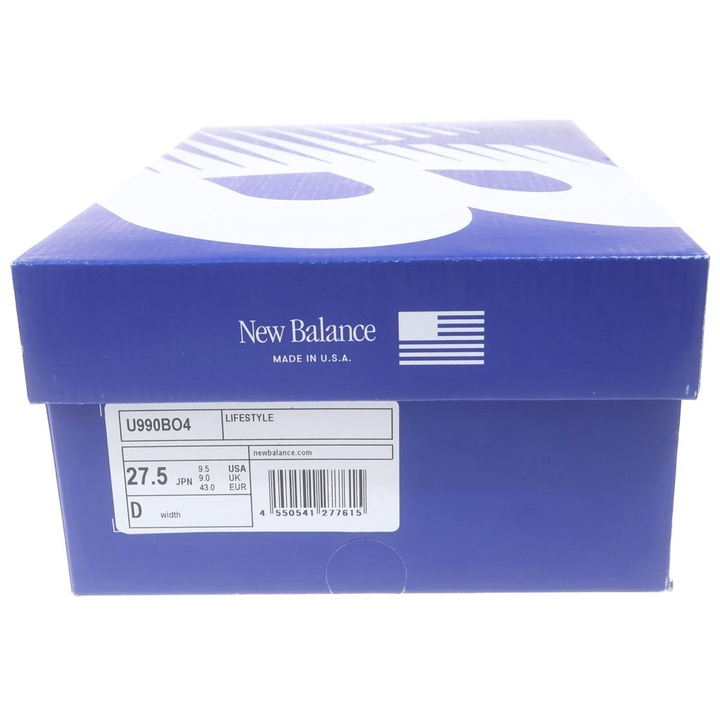 New Balance(ニューバランス) U990BO4 スエード ローカットスニーカー ベージュ US9.5/27.5cm