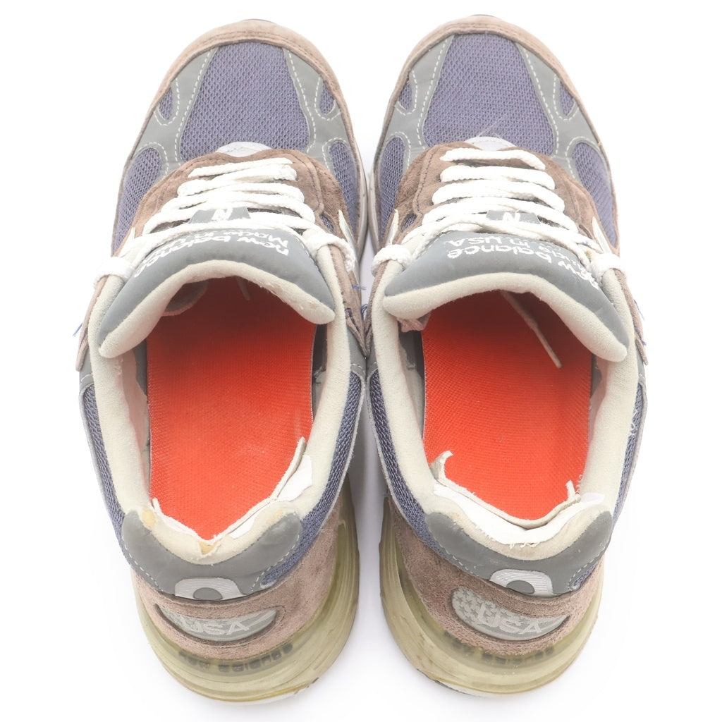 New Balance(ニューバランス) MR993NV スエードメッシュ ローカットスニーカー ネイビー US8/26cm