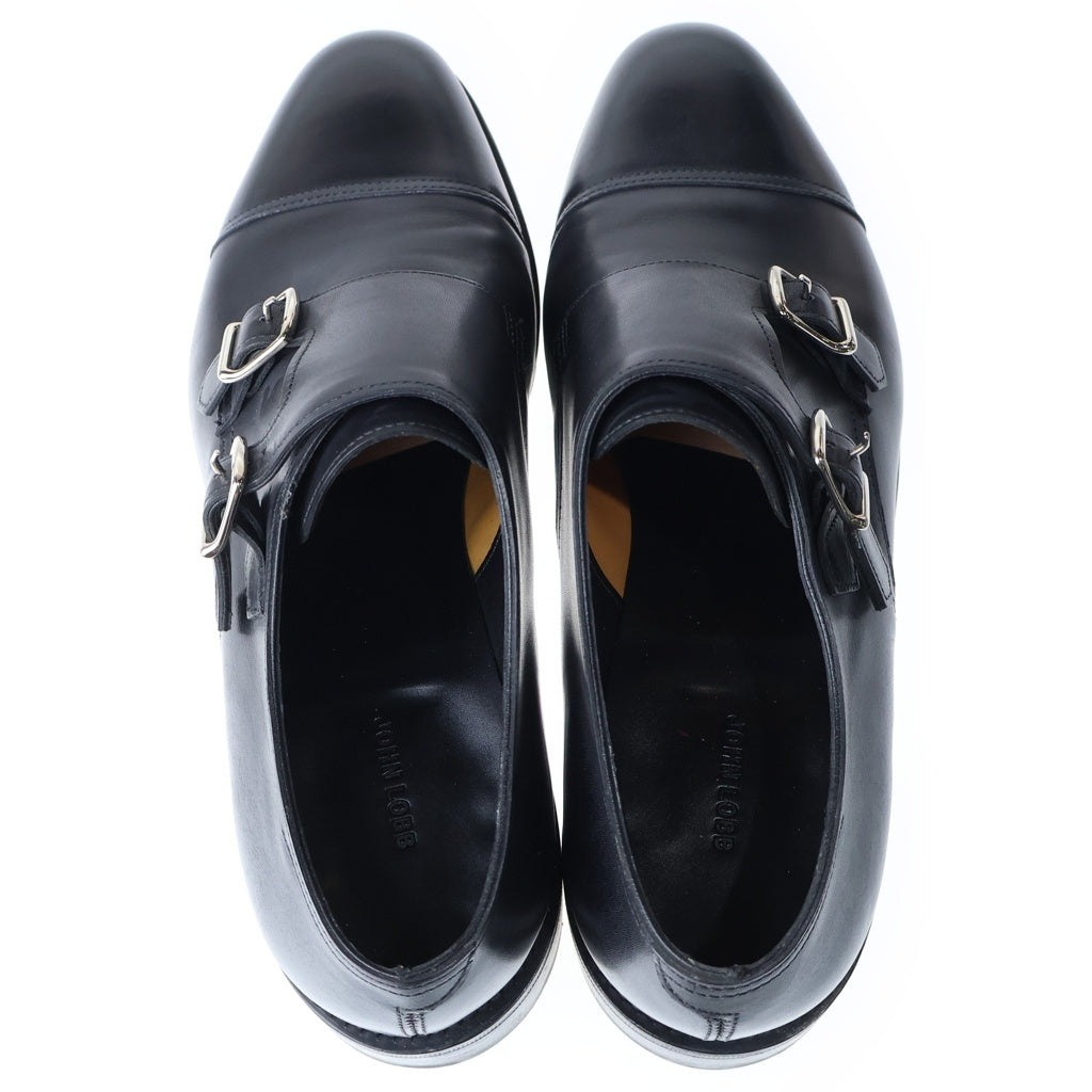 JOHN LOBB(ジョンロブ) WILLIAM ウィリアム ダブルモンク カーフレザー ドレスシューズ ブラック 228032LE1R070