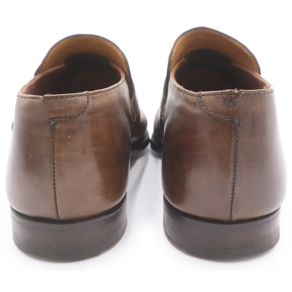 Crockett&Jones(クロケットアンドジョーンズ) BRUTON ストレートチップ レザードレスシューズ ブラウン