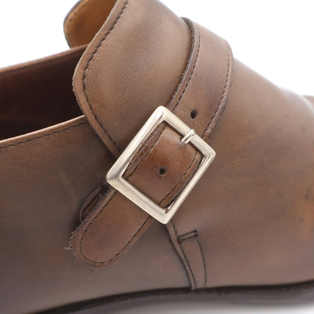 Crockett&Jones(クロケットアンドジョーンズ) BRUTON ストレートチップ レザードレスシューズ ブラウン