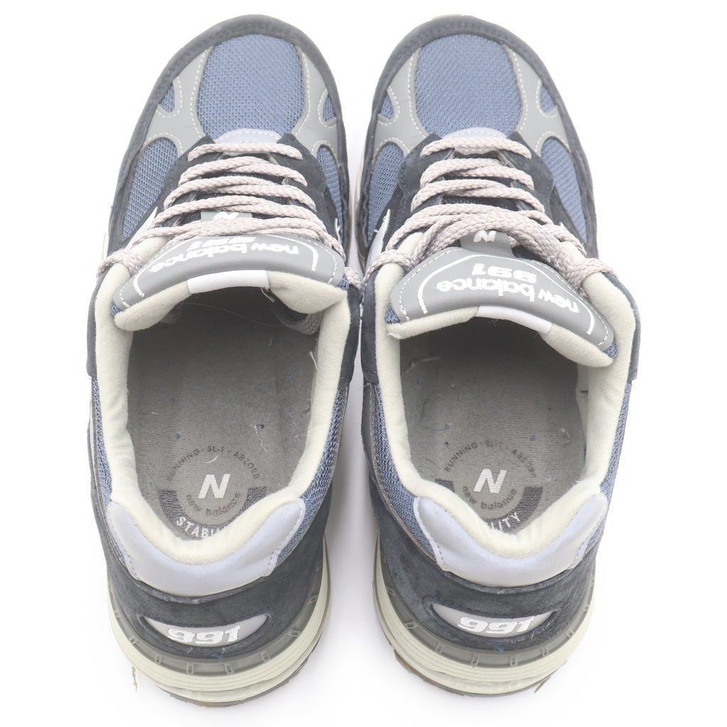 New Balance(ニューバランス) M991NV スエード ローカットスニーカーシューズ ネイビー US9/27cm
