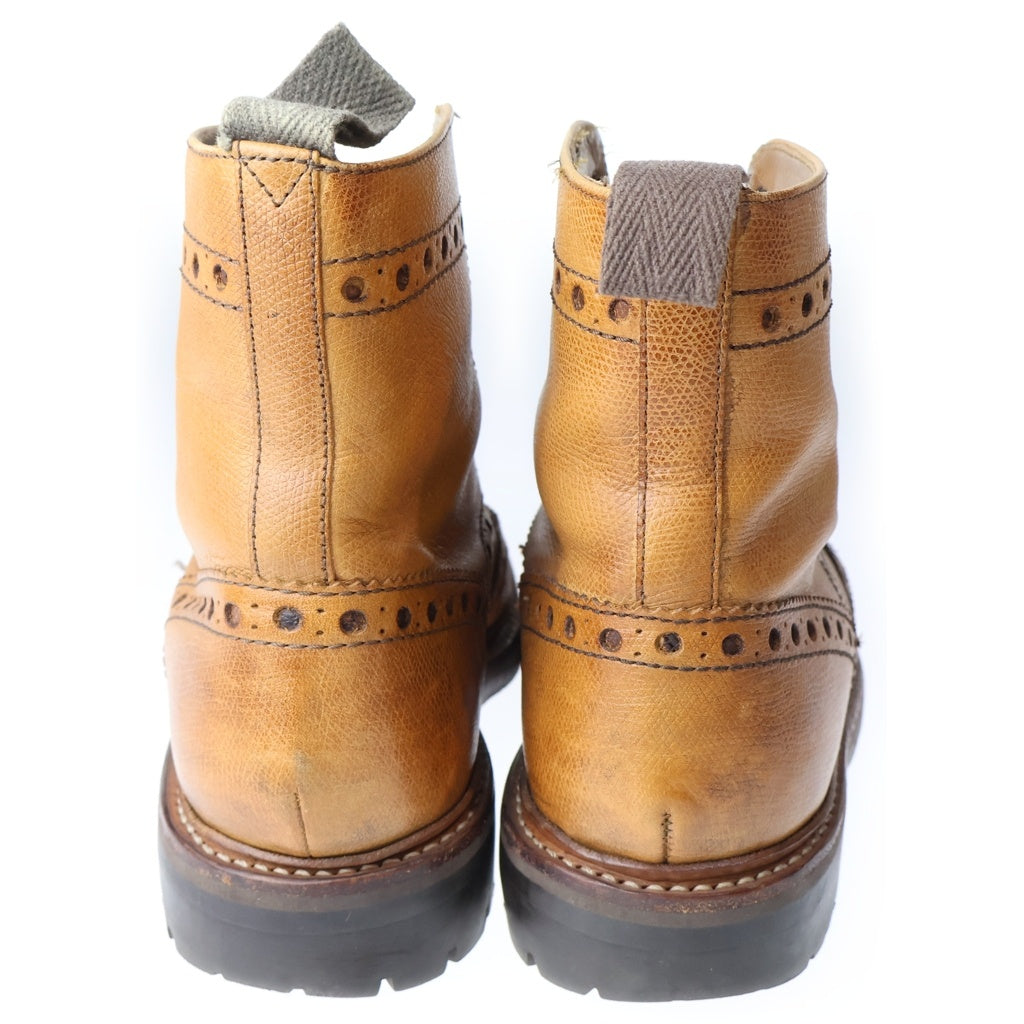 GRENSON(グレンソン) 8ホール レザーハイカットブーツ ブラウン 5068