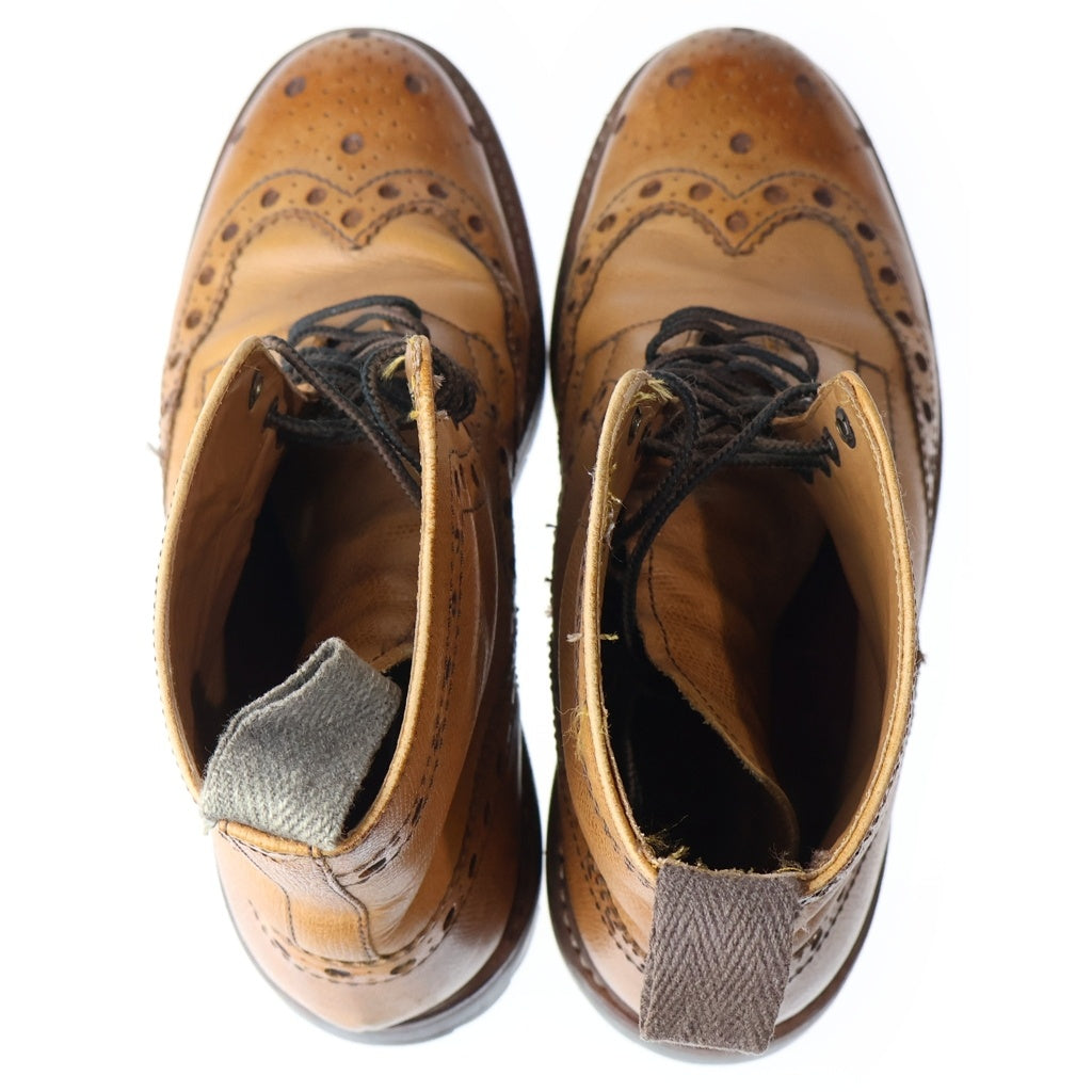 GRENSON(グレンソン) 8ホール レザーハイカットブーツ ブラウン 5068