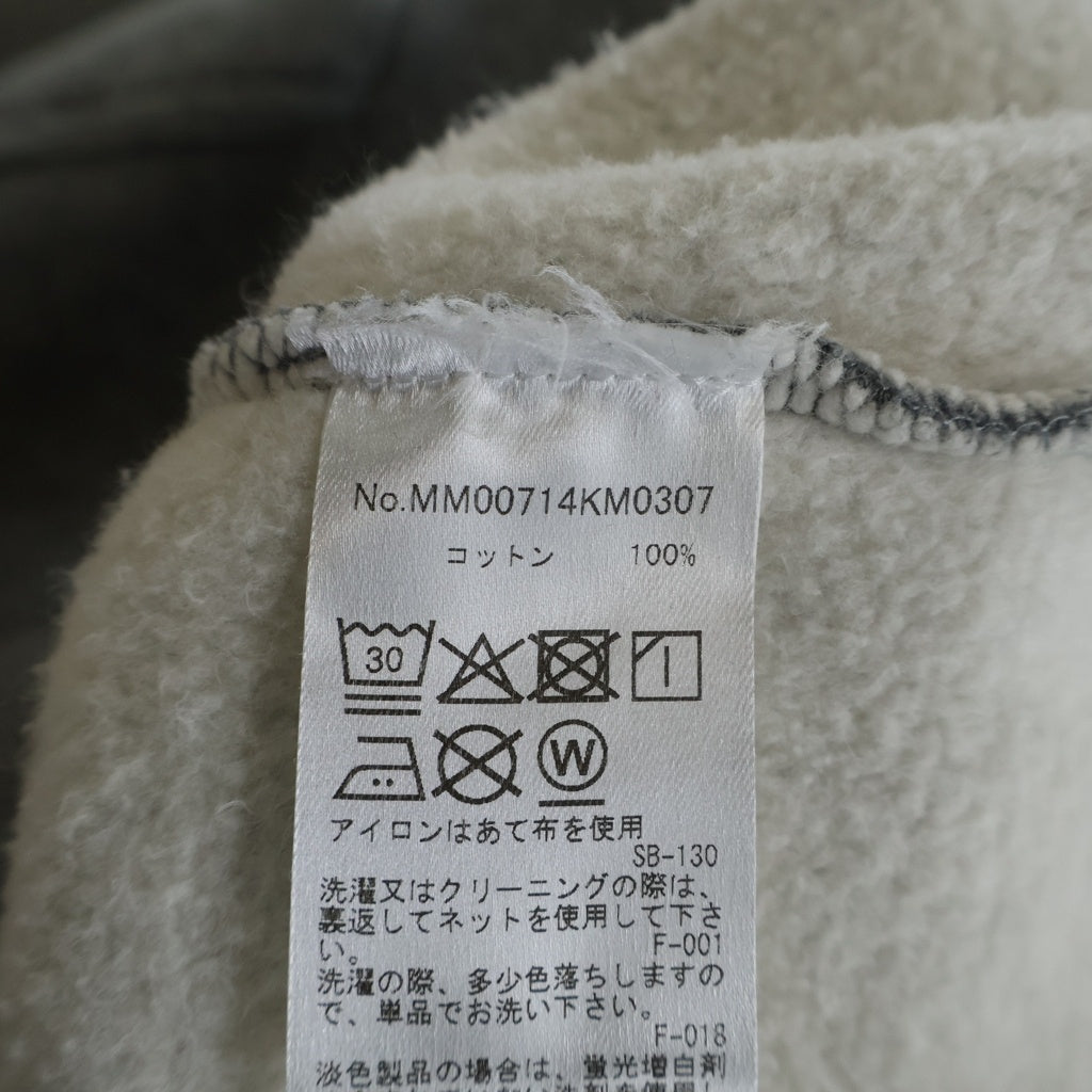 MAISON KITSUNE(メゾンキツネ) フォックス ヘッドパッチ ジップアップ スウェットパーカー グレー MM00714KM0307