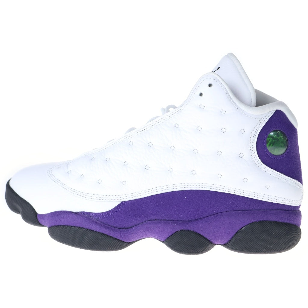 NIKE(ナイキ) AIR JORDAN 13 RETRO エアジョーダン 3 ハイカットスニーカー ホワイト/パープル US10.5/28.5cm 414571-105