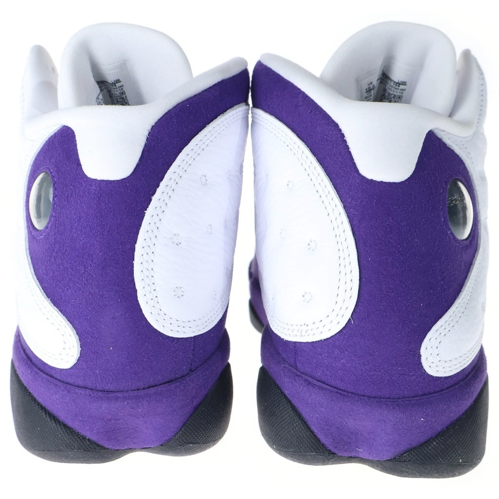 NIKE(ナイキ) AIR JORDAN 13 RETRO エアジョーダン 3 ハイカットスニーカー ホワイト/パープル US10.5/28.5cm 414571-105