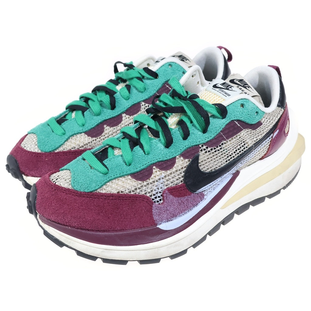 NIKE(ナイキ) ×sacai VAPORWAFFLE サカイ ヴェイパーワッフル ローカットスニーカー ボルドー/グリーン US10.5/28.5cm DD3035-200